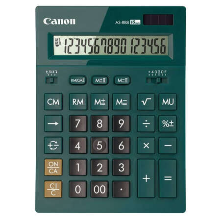 Калькулятор Canon AS-888 emerald 