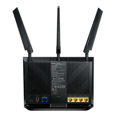 Беспроводной маршрутизатор ASUS 4G-AC55U 802.11n/ac 300/867Мбит/с, 4xGLAN, 1xWAN, 1xUSB, слот для SIM-карты, 4G LTE 