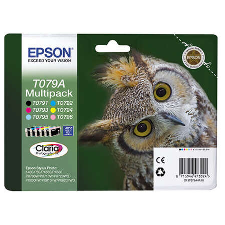Набор картриджей EPSON T079A для P50/PX660 6 цветов C13T079A4A10
