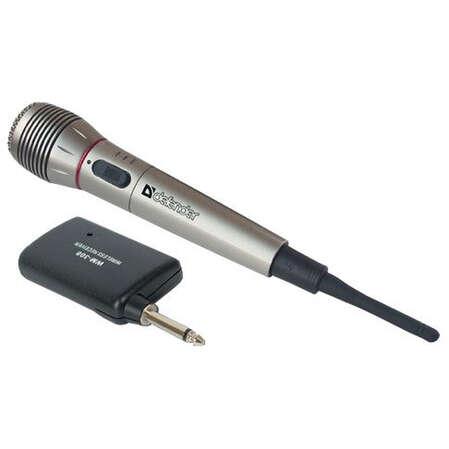 Микрофон  Defender Mic-140 металлический, беспроводной