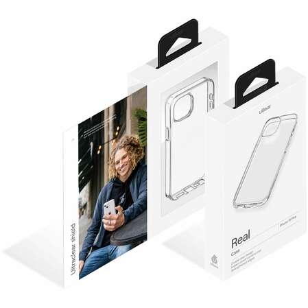 Чехол для Apple iPhone 15 Plus uBear Real Case прозрачный