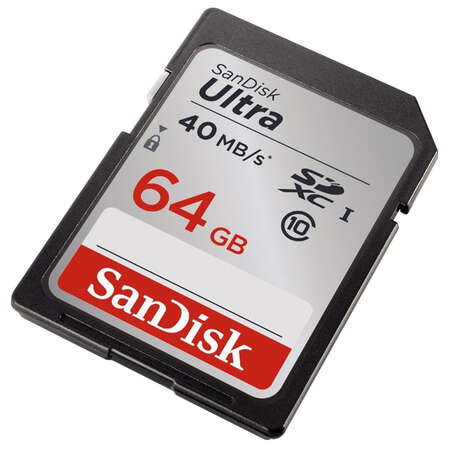 SecureDigital 64Gb Sandisk Ultra SDHC class 10 UHS-I (SDSDUN-064G-G46)