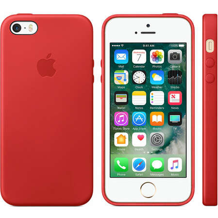 Чехол для iPhone 5s / iPhone SE Apple Case MNYV2ZM/A Red