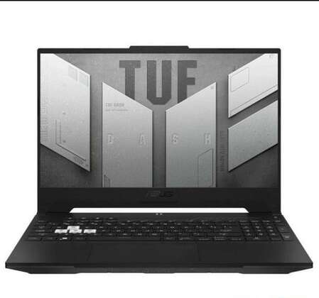 Ноутбук ASUS TUF Dash F15 FX517ZM-HQ104 Core i7 12650H/16Gb/512Gb SSD/NV RTX3060 6Gb/15.6" FullHD/DOS Black