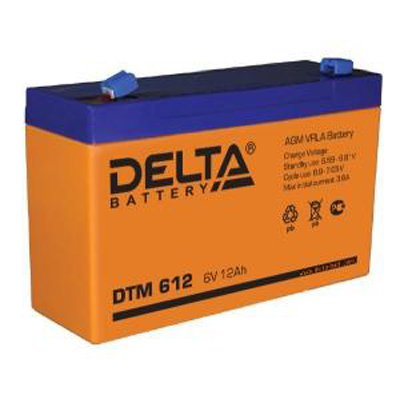 Батарея Delta DTM 612, 6V  12Ah