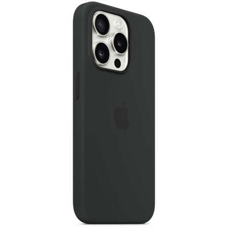 Чехол для Apple iPhone 15 Pro Silicone Case with MagSafe Black