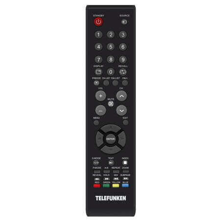 Телевизор 28" Telefunken TF-LED28S14 (HD 1366x768, USB, HDMI) черный 