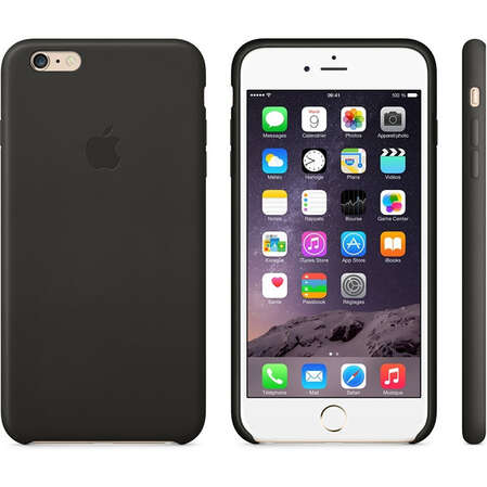 Чехол для Apple iPhone 6 Plus/ iPhone 6s Plus Leather Case Black MGQX2ZM/A