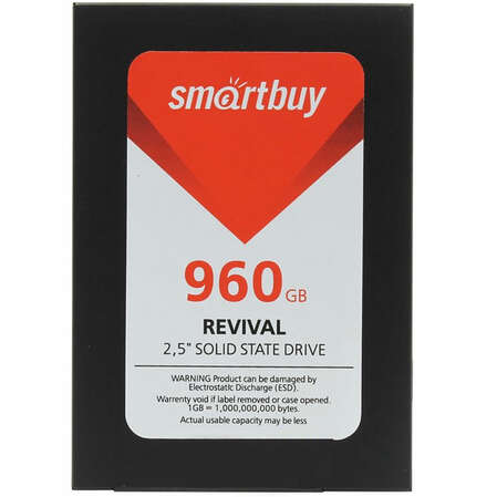 Внутренний SSD-накопитель 960Gb Smartbuy Revival SB960GB-RVVL-25SAT3 SATA3 2.5" 