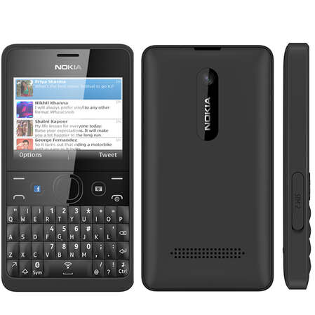 Мобильный телефон Nokia Asha 210 Dual sim black