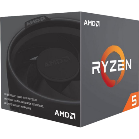 Процессор AMD Ryzen 5 2600X, 3.6ГГц, (Turbo 4.2ГГц), 6-ядерный, L3 16МБ, Сокет AM4, BOX