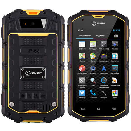 Защищенный смартфон Senseit R390+ Yellow