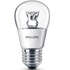 Светодиодная лампа LED лампа Philips P45 E27 4W, 220V (8718291192787) желтый свет прозрачная