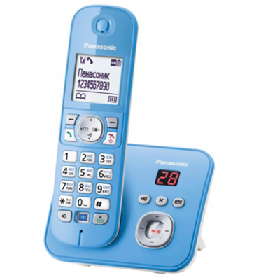 Радиотелефон Panasonic KX-TG6821RUF голубой