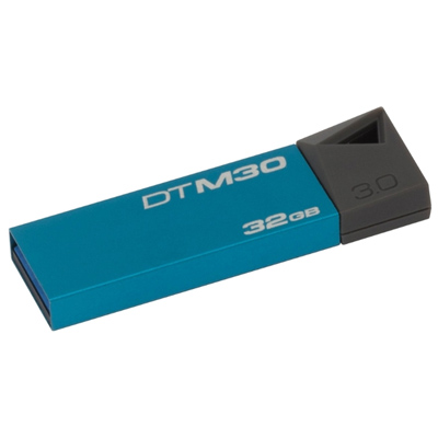 USB Flash накопитель 32GB Kingston DataTraveler Mini (DTM30/32GB) USB 3.0 Голубой 