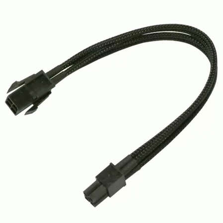 Удлинитель кабеля питания Nanoxia 4-pin P4 , 30см, карбон