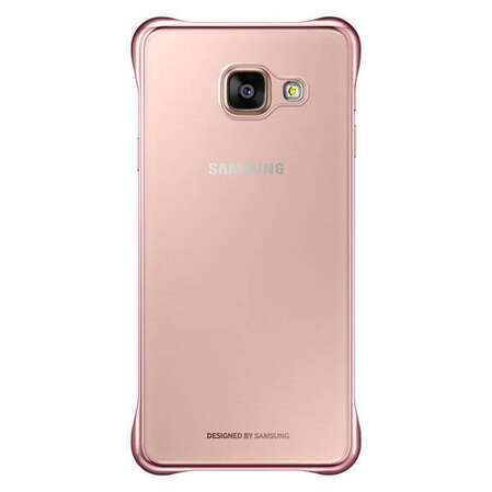Чехол для Samsung Galaxy A3 (2016) SM-A310F Clear Cover розовый/золотистый