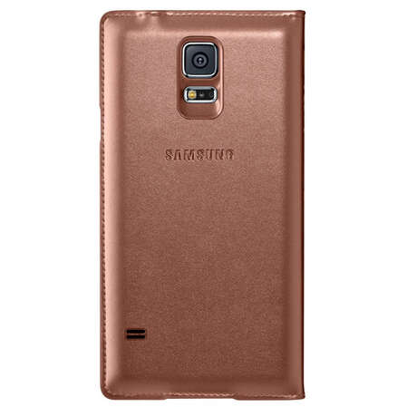Чехол для Samsung Galaxy S5 G900F\G900FD Samsung Flip Wallet розовое золото