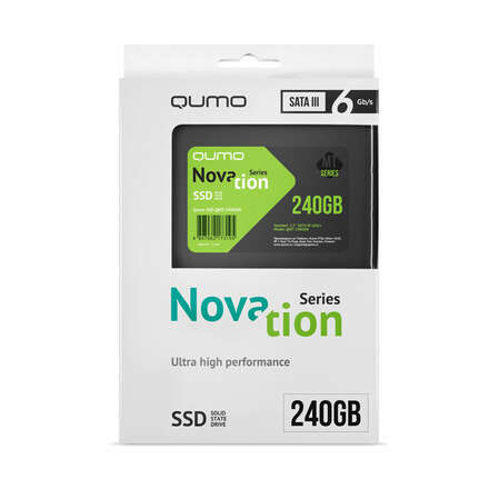 Внутренний SSD-накопитель 240Gb Qumo QMT-240GSN SATA3 2.5" Novation MT