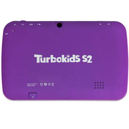 Планшет для детей TurboPad TurboKids S2 RockChip RK2926 1,0Ггц/512Мб/8Гб/7" 1024*600/WiFi/Android 4.1/фиолетовый