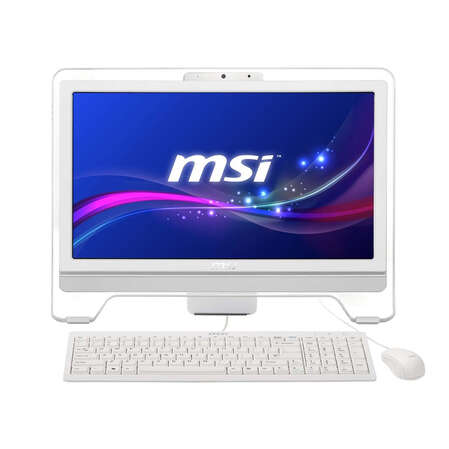 Моноблок MSI Wind Top AE2081G-015XRU Pentium G2030/4Gb/500Gb/NV GT630M 2Gb/DVD-RW/20"HD/WiFi/DOS/KB+M White
