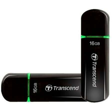 USB Flash накопитель 16GB Transcend JetFlash 600 (TS16GJF600) USB 2.0 Черный