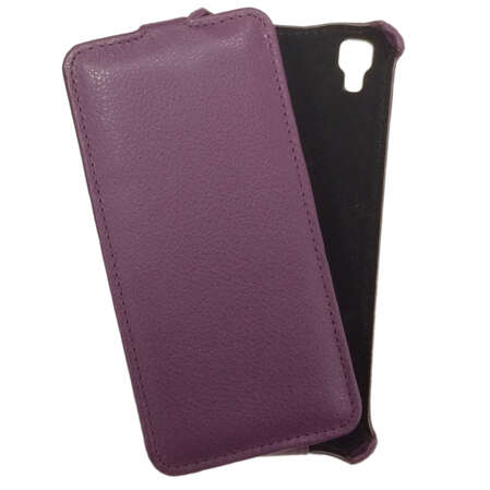 Чехол для LG X Power K220 Gecko Flip case, фиолетовый 