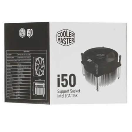 Охлаждение CPU Cooler for CPU Cooler Master I50 RH-I50-20PK-R1 s1156/1155/1150/1151/1200 низкопрофильный