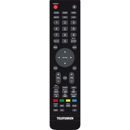 Телевизор 32" Telefunken TF-LED32S74T2 (HD 1366x768) черный	