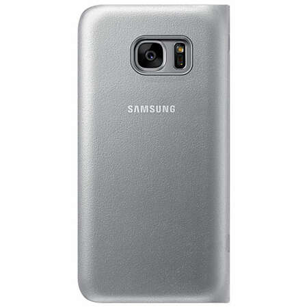 Чехол для Samsung G930F Galaxy S7 LED View Cover, серебристый