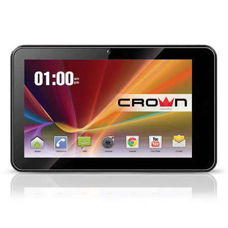 Планшет Crown B755 RK3066, ARM Cortex A9 Dual Core/1Гб/8Гб/7" 1280*800/WiFi/Android 4.1/серебристый