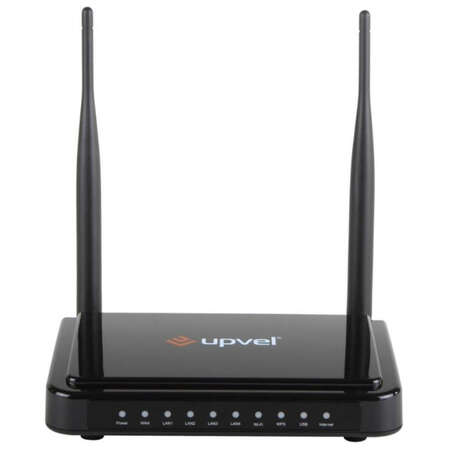 UPVEL UR-337N4G, 802.11n, 300Мбит/с, 2.4ГГц, , 4xLAN, 1xWAN, 1xUSB2.0, поддержка 3G/4G модемов