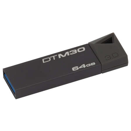 USB Flash накопитель 64GB Kingston DataTraveler Mini (DTM30/64GB) USB 3.0 Серый 