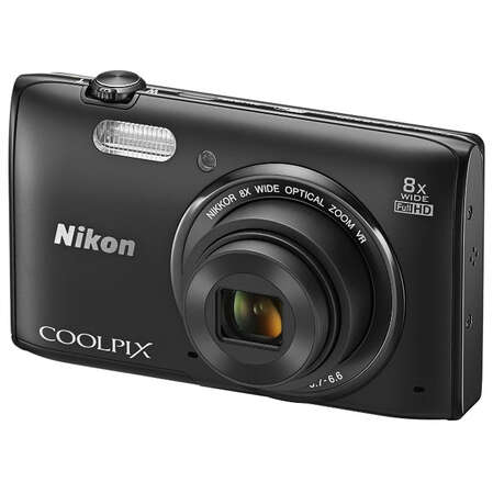 Компактная фотокамера Nikon Coolpix S5300 black