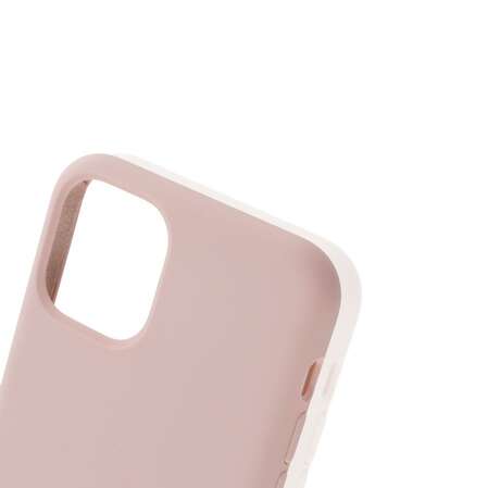 Чехол для Apple iPhone 11 Pro Max Brosco Softrubber светло-розовый