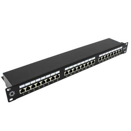 Патч-панель 5bites LY-PP6-14 FTP 6 кат., 24 порта, Krone & 110 dual IDC 19"
