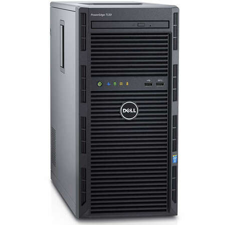 Сервер Dell PowerEdge T130 1xE3-1220v5 1x8Gb 1RUD x4 1x1Tb 7.2K 3.5" SATA RW H330 iD8Ex 5720 2P 1x290W NBD