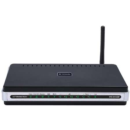 Беспроводной маршрутизатор VoIP D-Link DVG-G5402SP, 4xLAN, 1xWAN, 2xFXS порт и 1xFXO (LifeLine) порт 