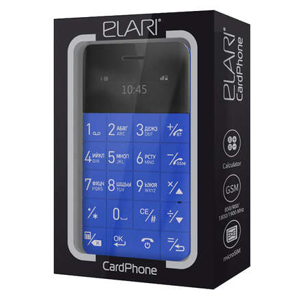 Мобильный телефон Elari CardPhone Blue
