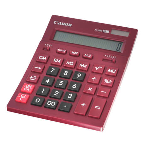 Калькулятор Canon AS-888 red 