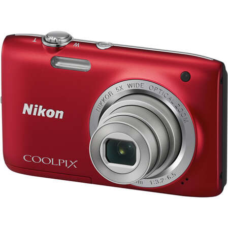 Компактная фотокамера Nikon Coolpix S2800 Red