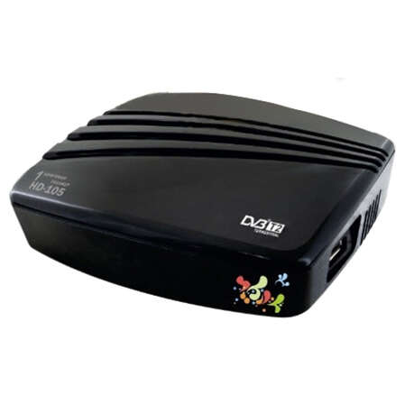 Ресивер Сигнал HD-105 черный DVB-T2