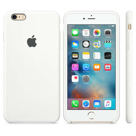 Чехол для Apple iPhone 6 Plus/ iPhone 6s Plus Silicone Case White 
