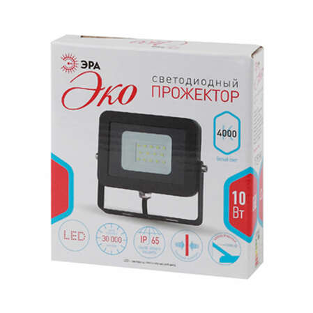 Светодиодный прожектор ЭРА Eco Slim LPR-10-4000K-M SMD Б0027785