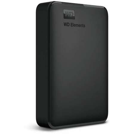 Внешний жесткий диск 2.5" 5Tb WD Elements Portable WDBU6Y0050BBK-WESN USB3.0 Черный