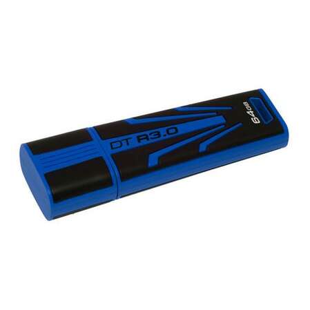 USB Flash накопитель 64GB Kingston DataTraveler R (DTR30/64GB) USB 3.0 Черно-синий