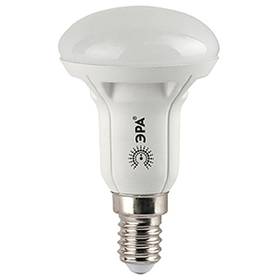 Светодиодная лампа LED лампа ЭРА R50 E14 6W, 220V (R50-6w-827-E14) желтый свет