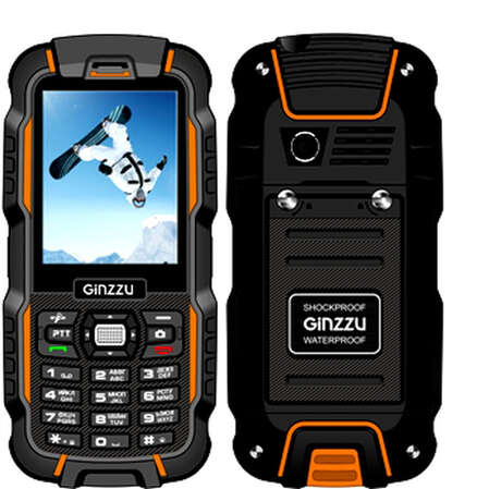 GiNZZU R6 Dual Black/Orange