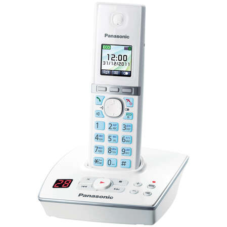 Радиотелефон Panasonic KX-TG8061RUW белый