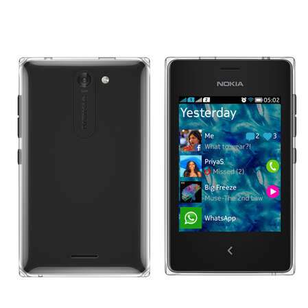 Смартфон Nokia Asha 502 Dual Sim Black 